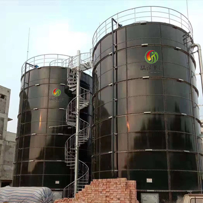 চীনে CSTR অ্যানেরোবিক চুল্লি বায়োগ্যাস অ্যানেরোবিক ডাইজেস্টার প্রকল্প