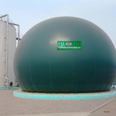 গ্রীন মেমব্রেন গ্যাস হোল্ডার PES PVC ফ্লোটিং গ্যাস হোল্ডার বায়োগ্যাস প্ল্যান্ট